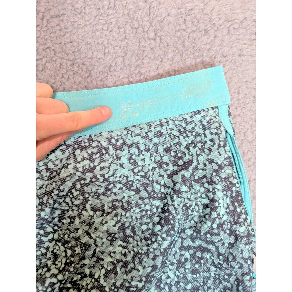 Hurley Phantom Board Shorts Mens 32 Blue Teal Surf Swim Stretch Quick Dry